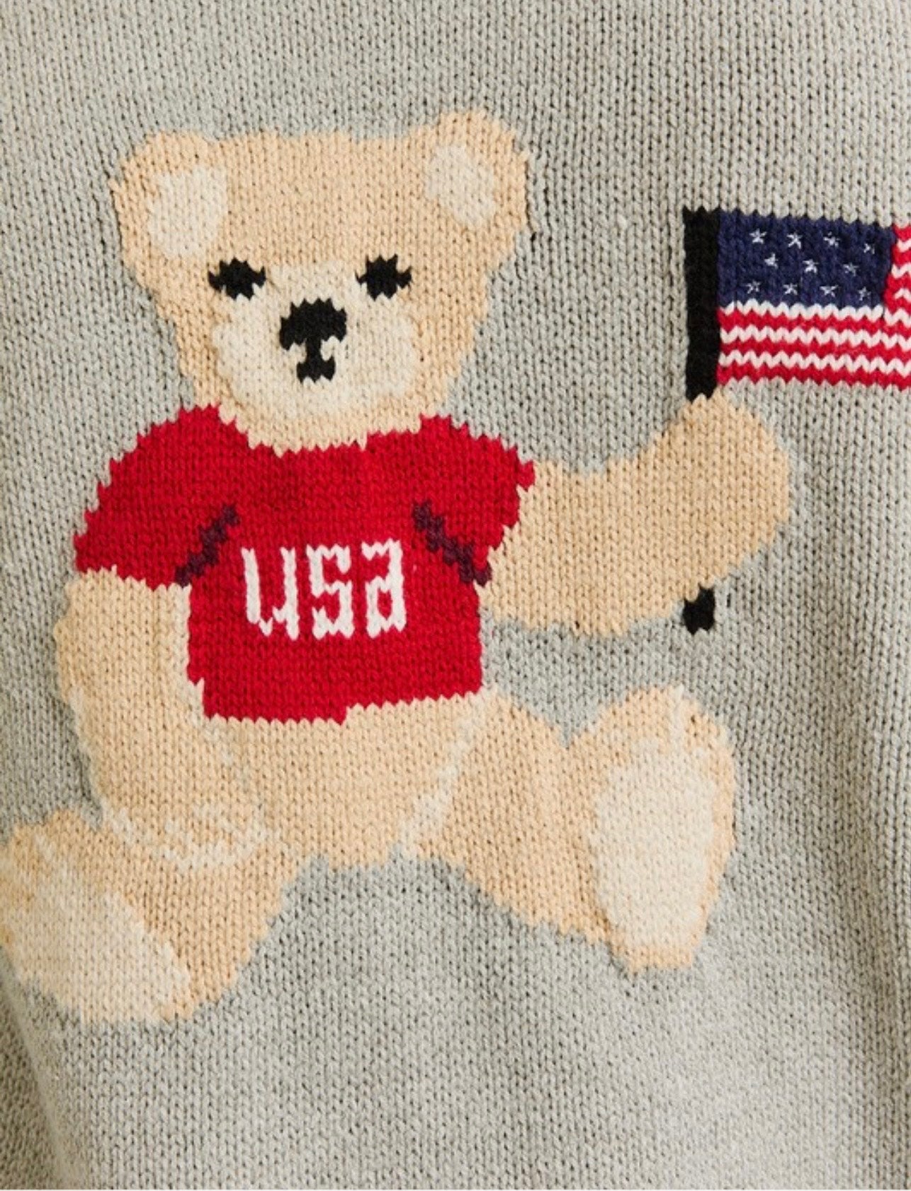Americana Teddy Sweater