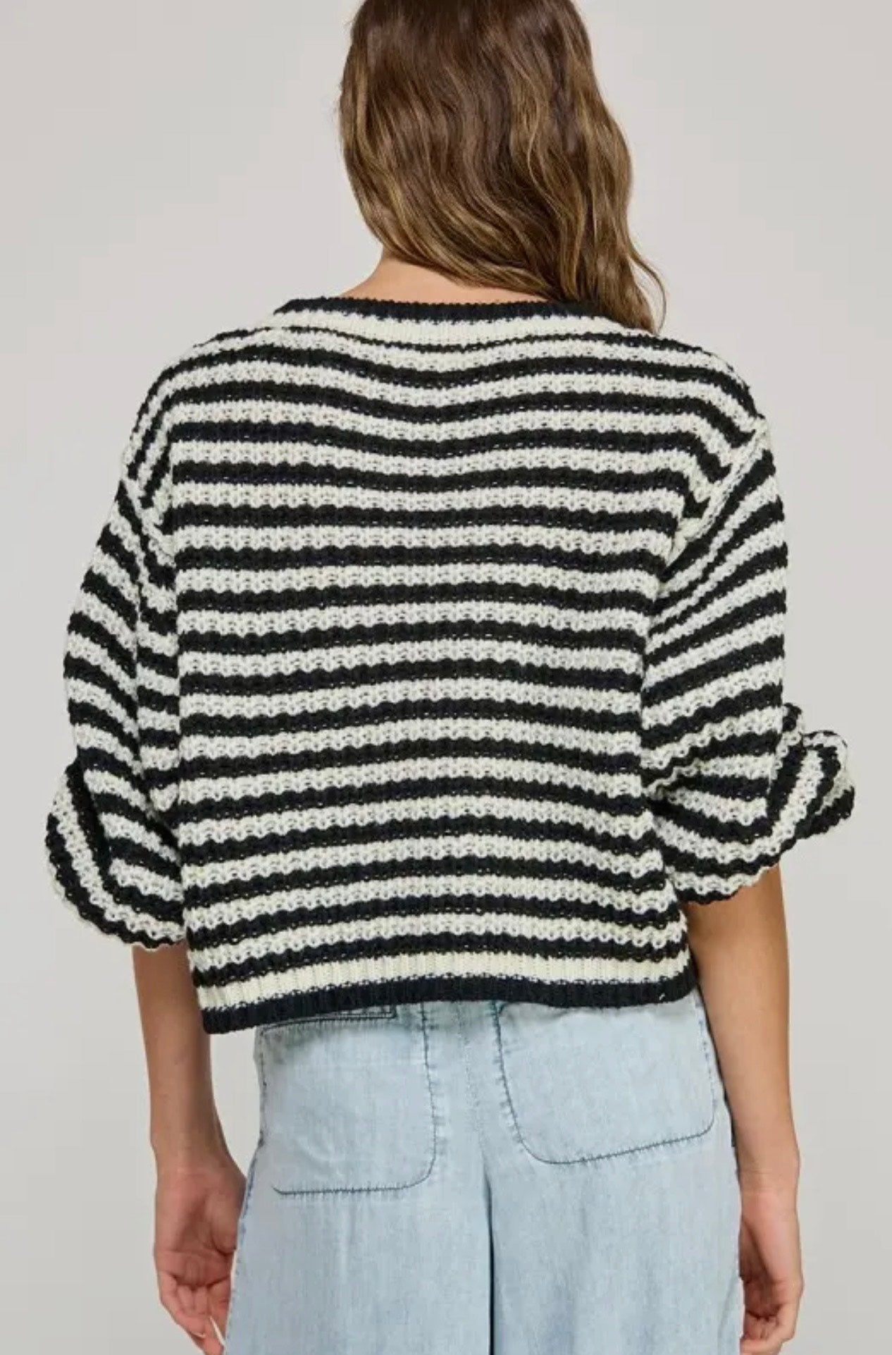 Emily Chunky Knit Stripe Sweater