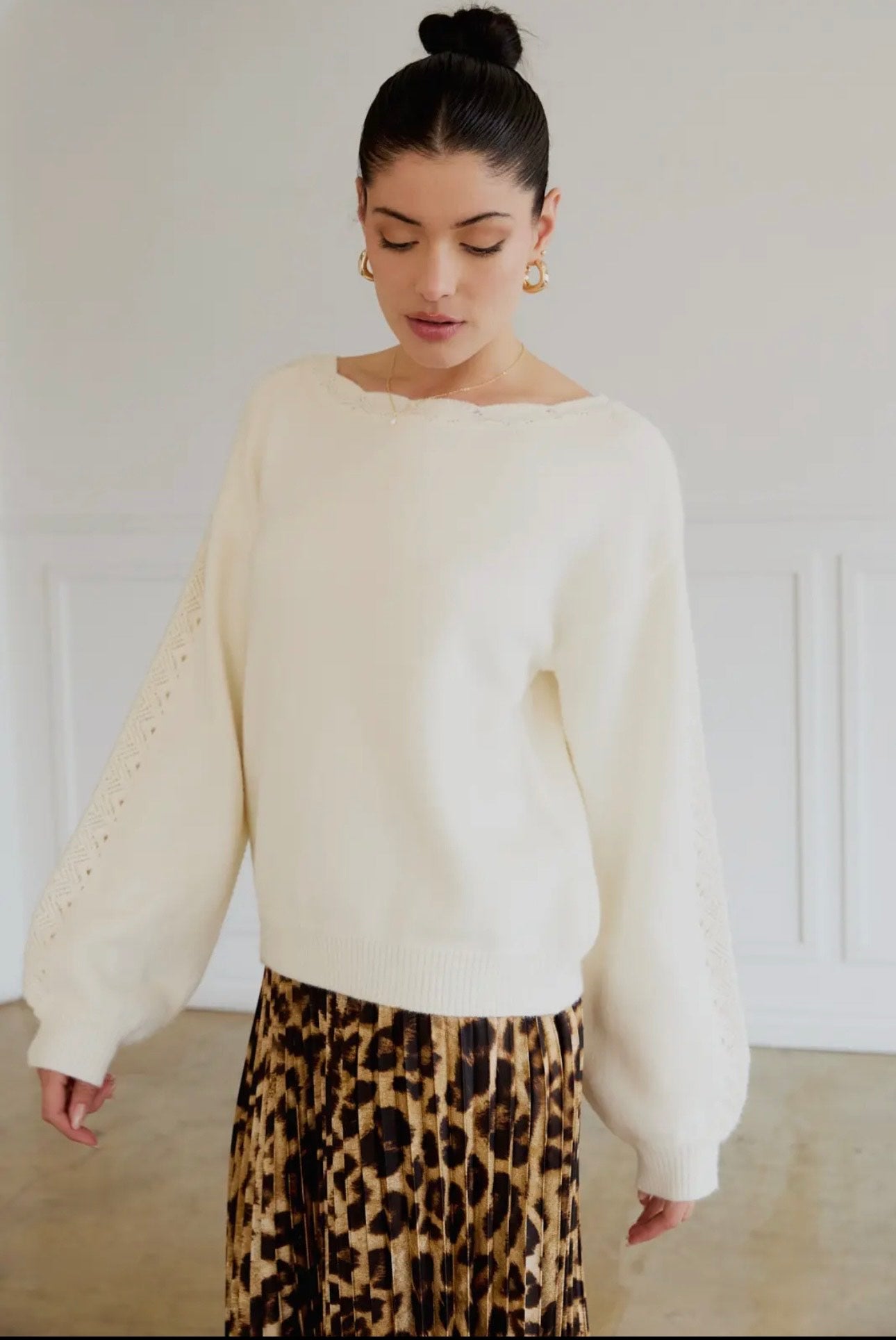 Noelle Boat Neck Sweater