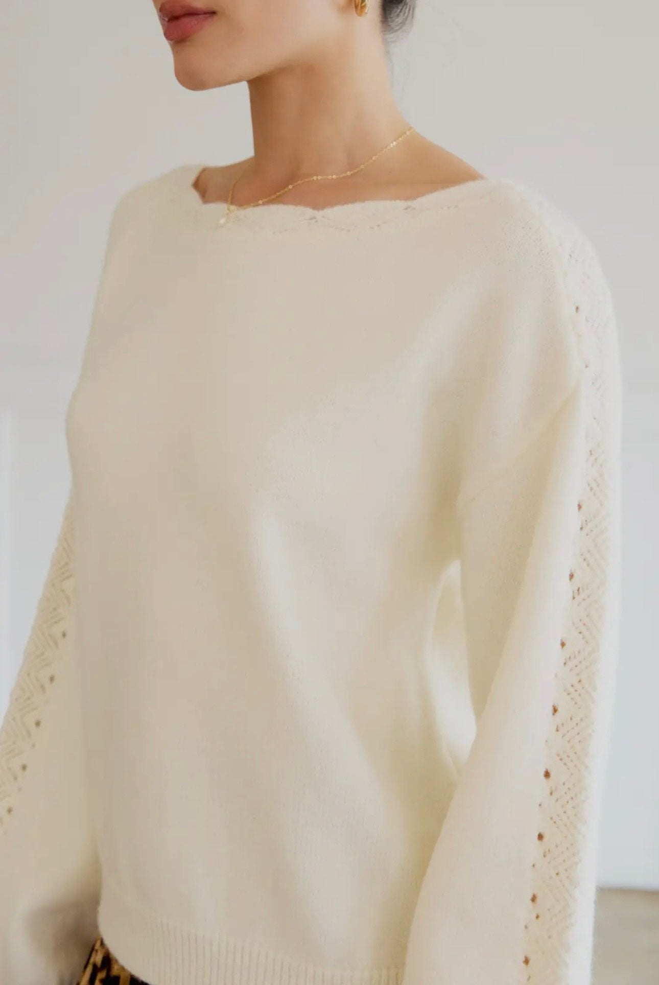 Noelle Boat Neck Sweater