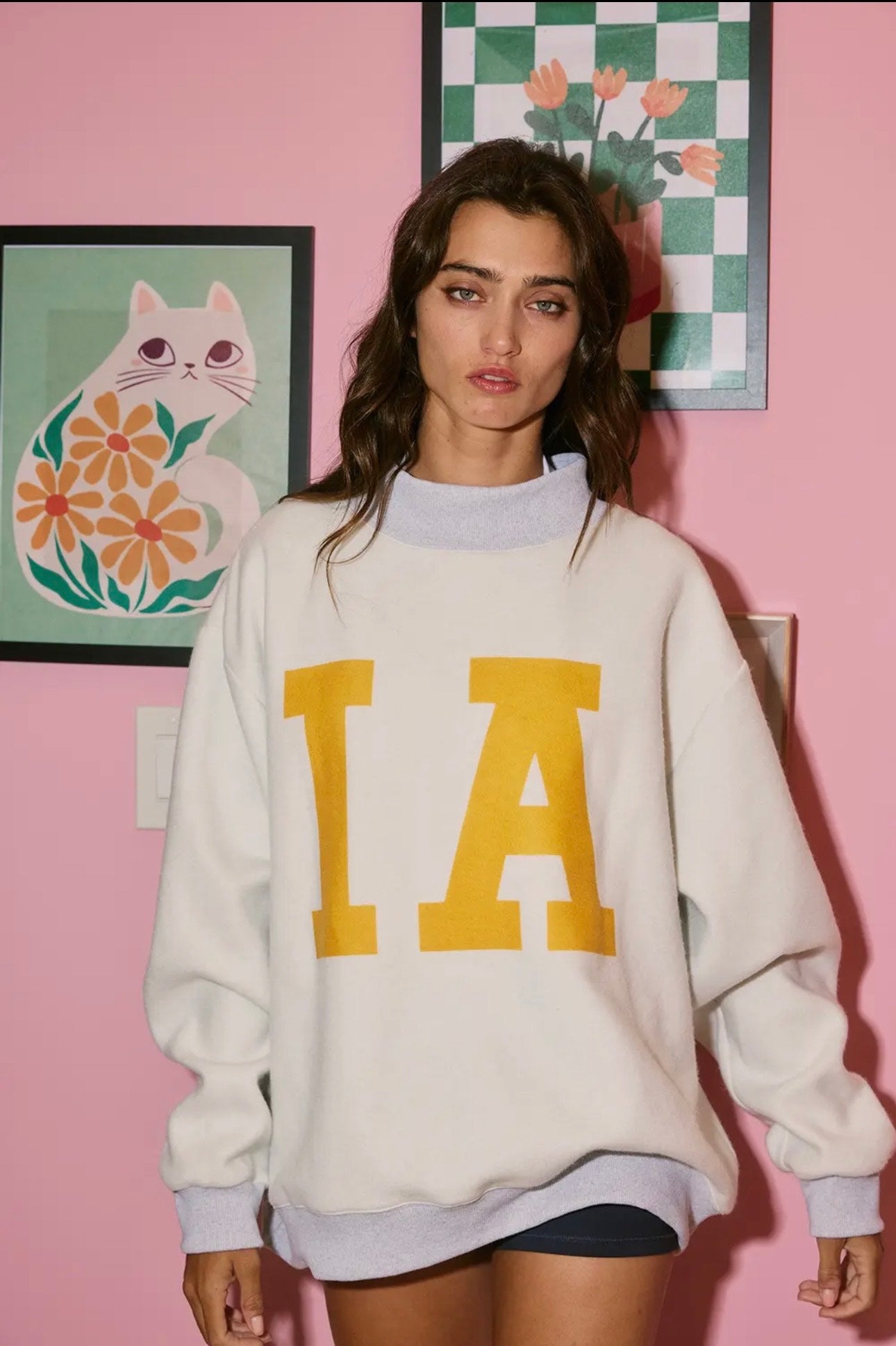 IOWA Reversible Mock Neck Sweatshirt
