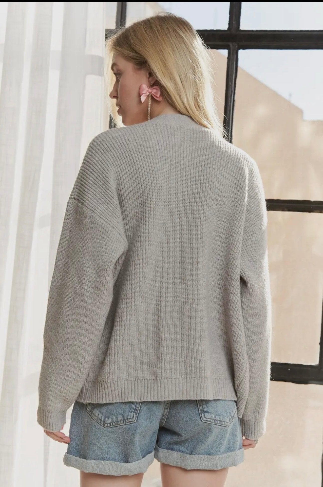 Daphne Denim Pocket Cardigan
