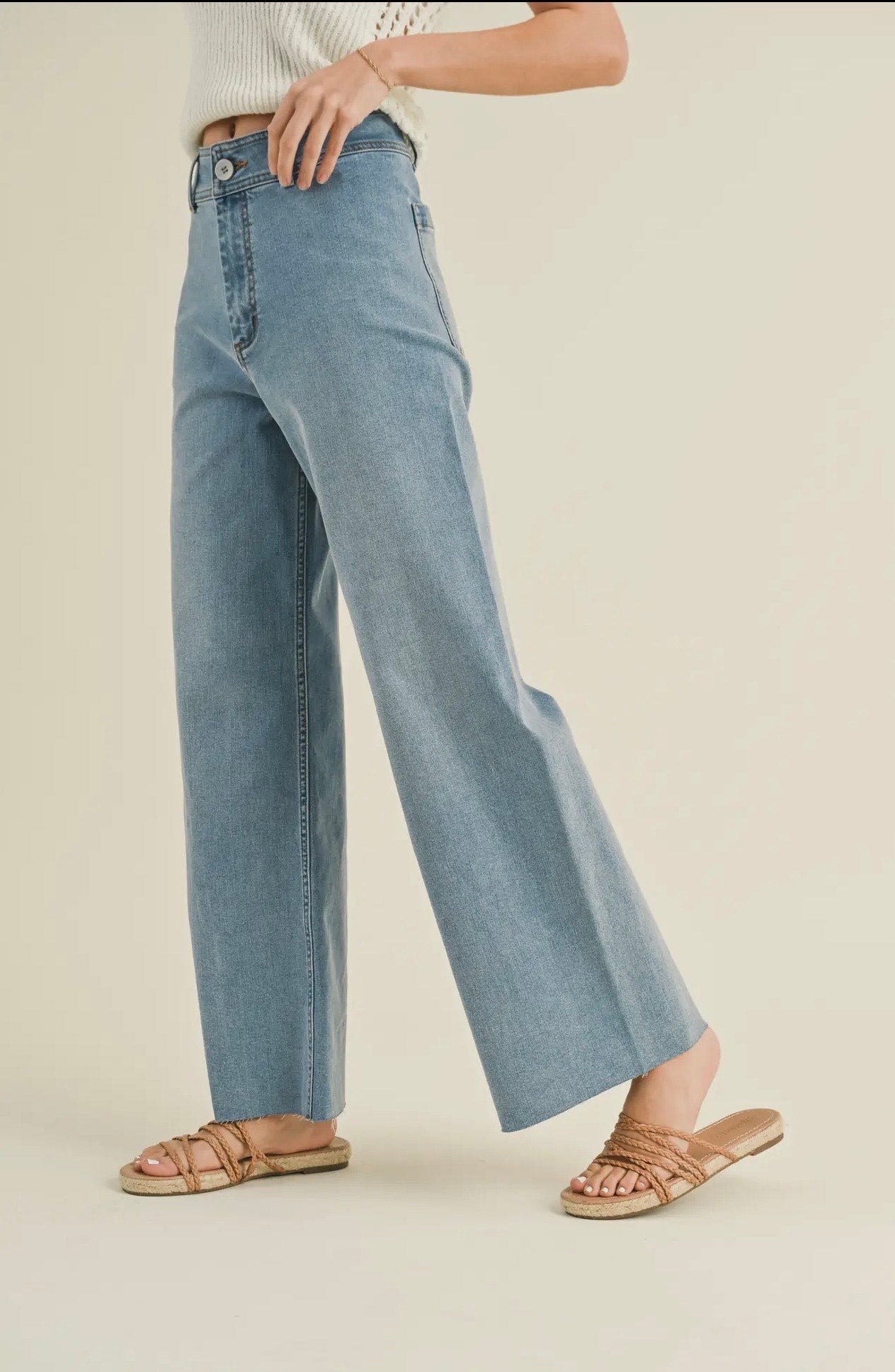 Blake - Straight Wide Leg Jeans