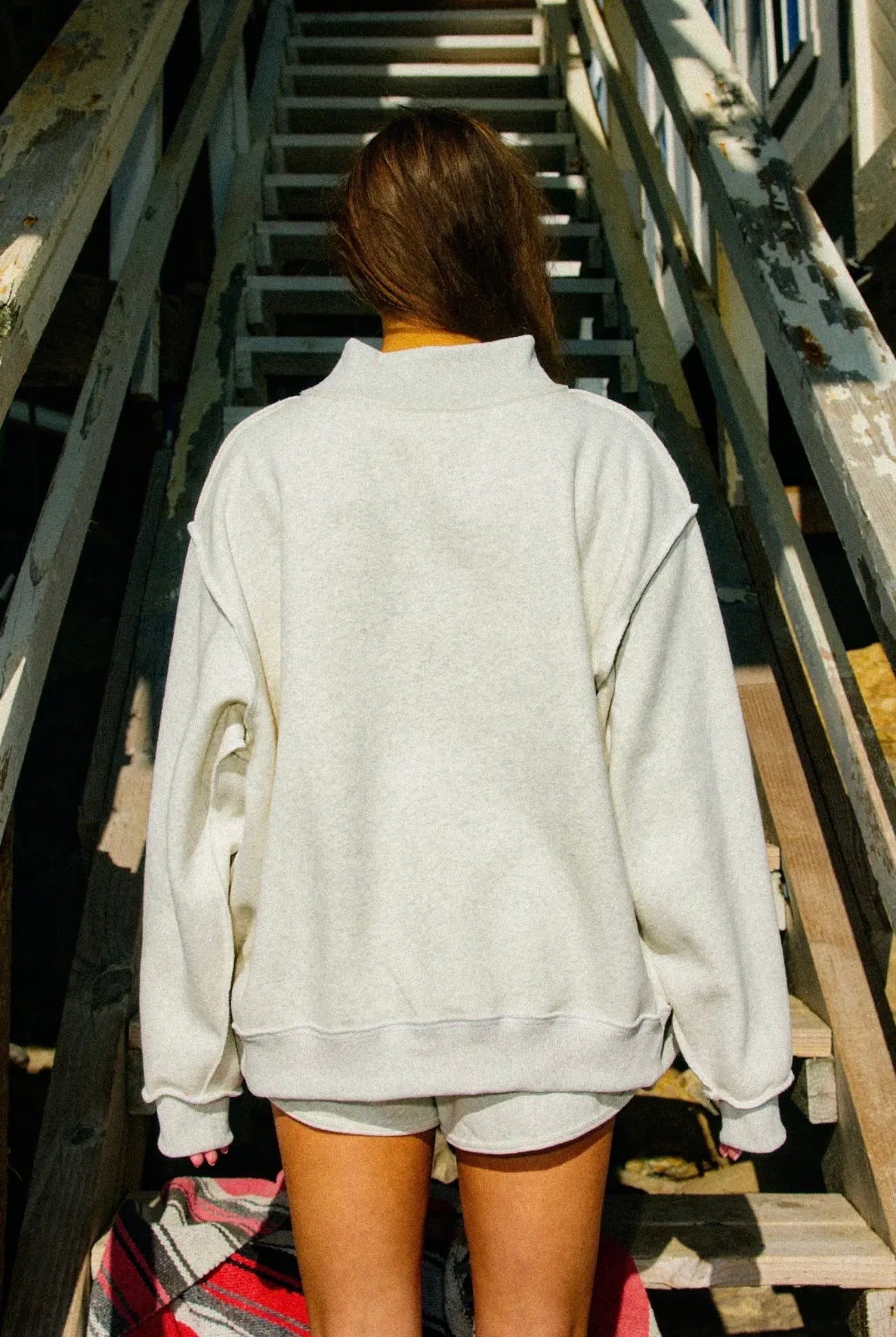 Dual Destination Mockneck Reversible Sweatshirt