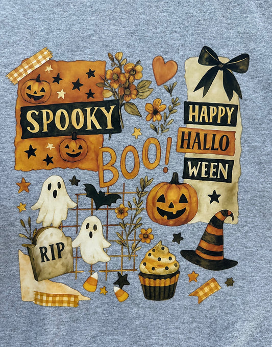 Whimsical Happy Halloween Collage