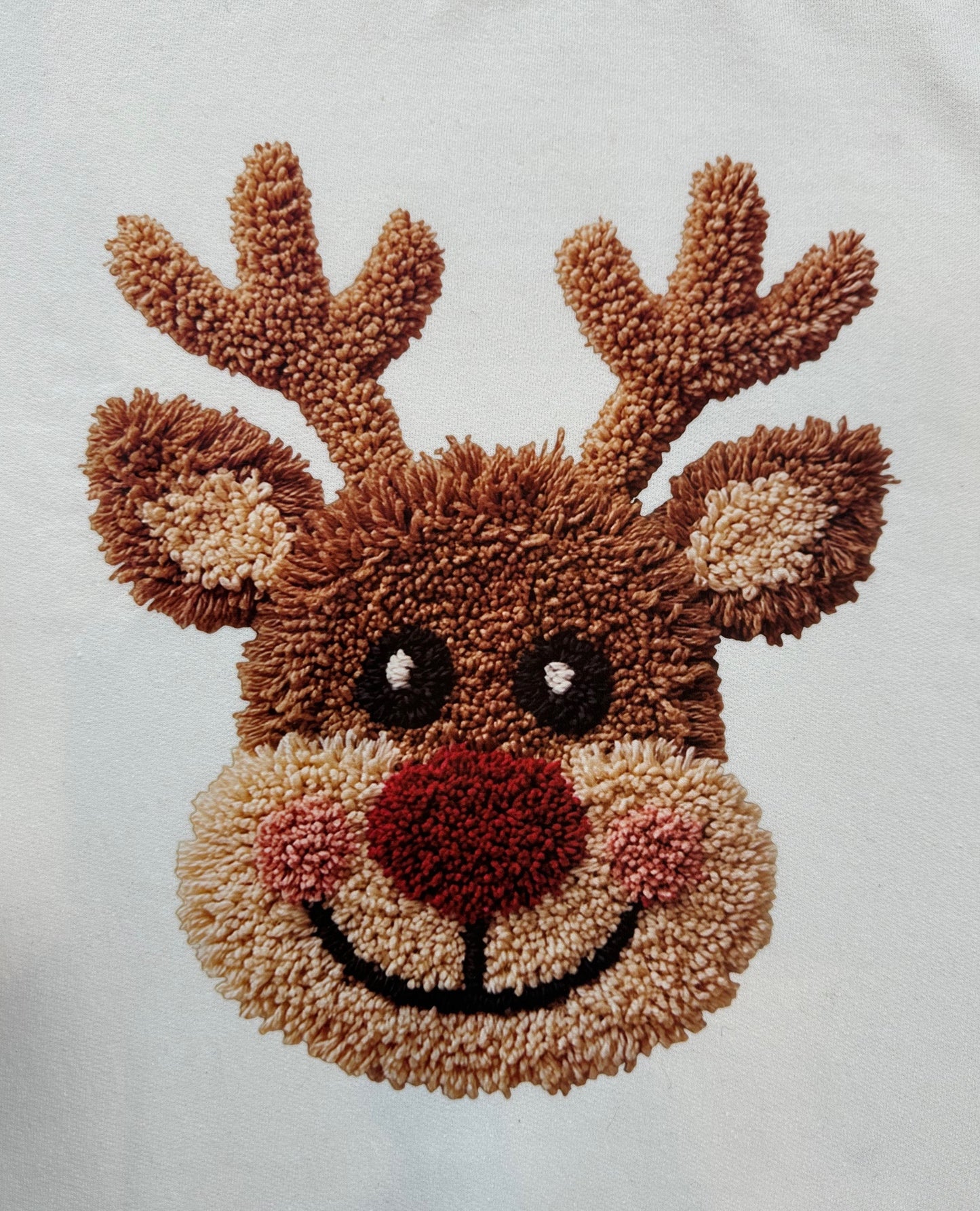 Faux Yarn Rudolph