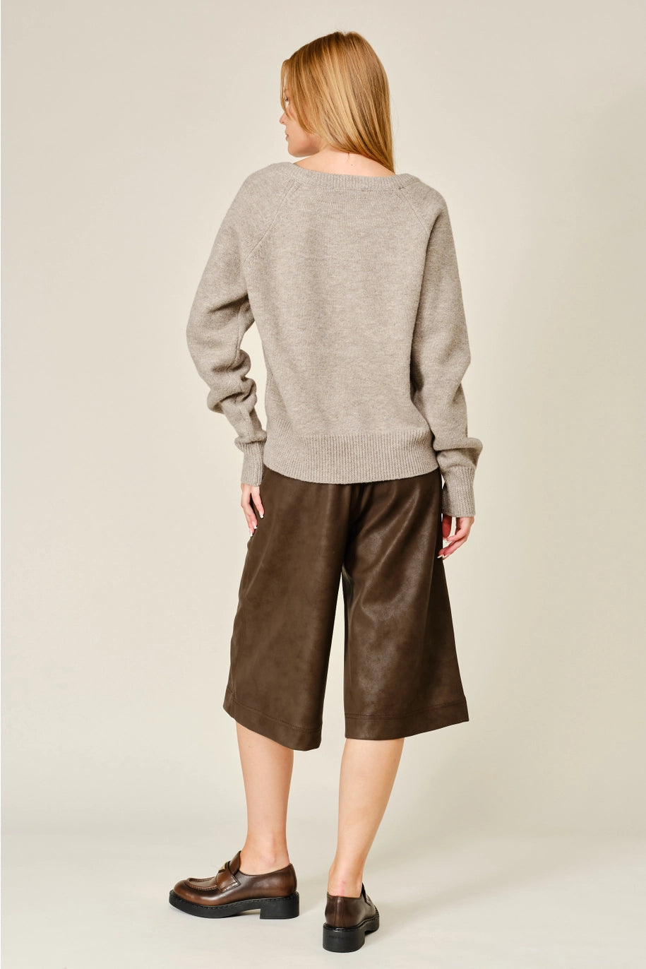 Winston V-Neck Knit Sweater