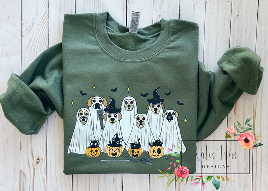 Halloween Dog Ghosts