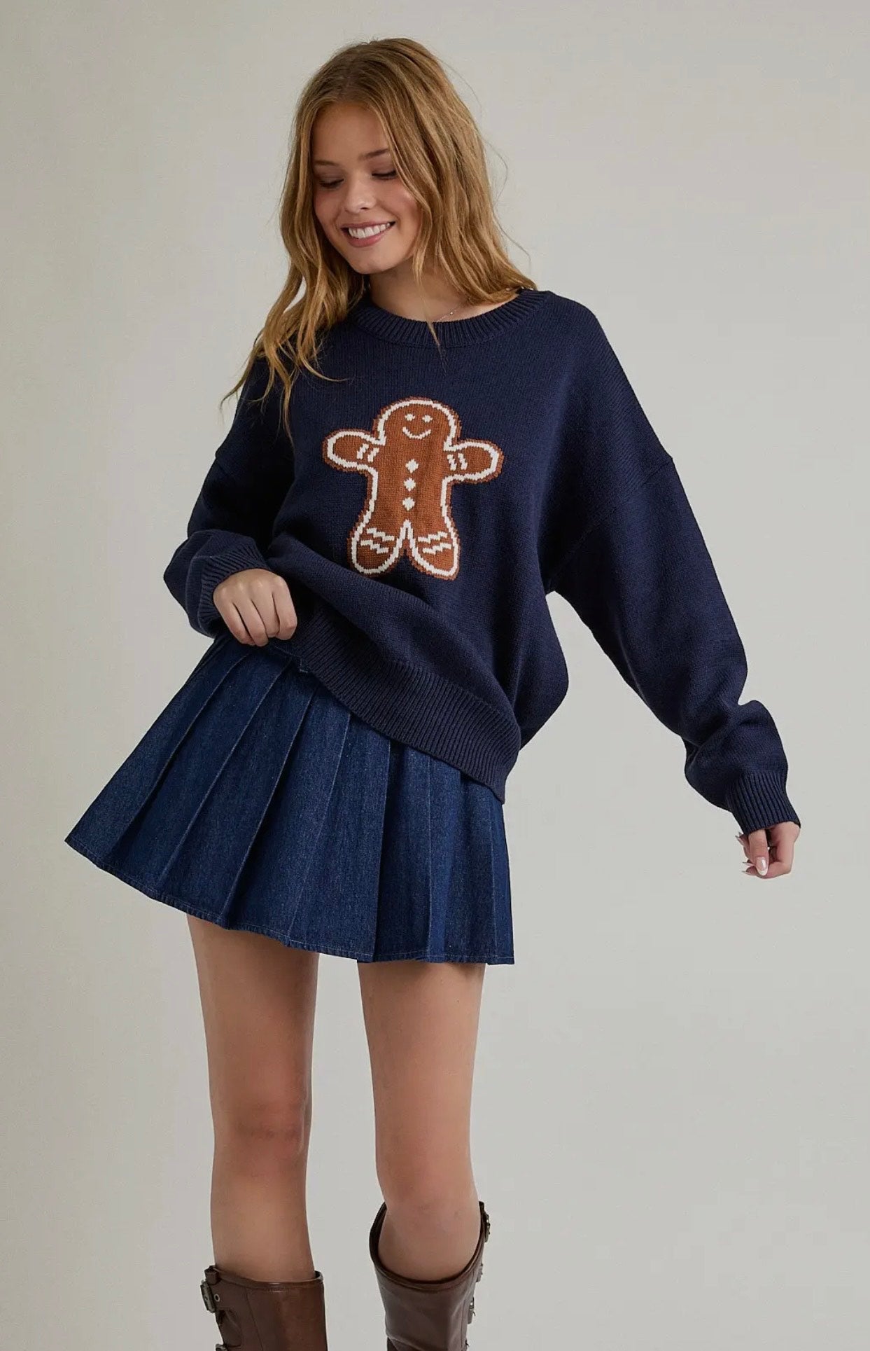 Gingerbread Man Crewneck Sweater