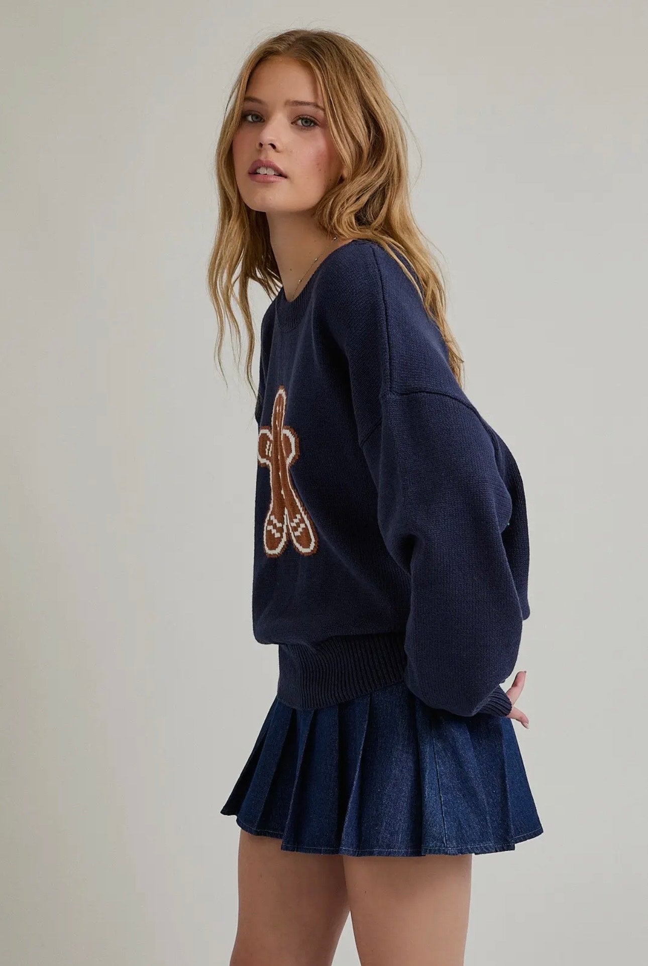 Gingerbread Man Crewneck Sweater