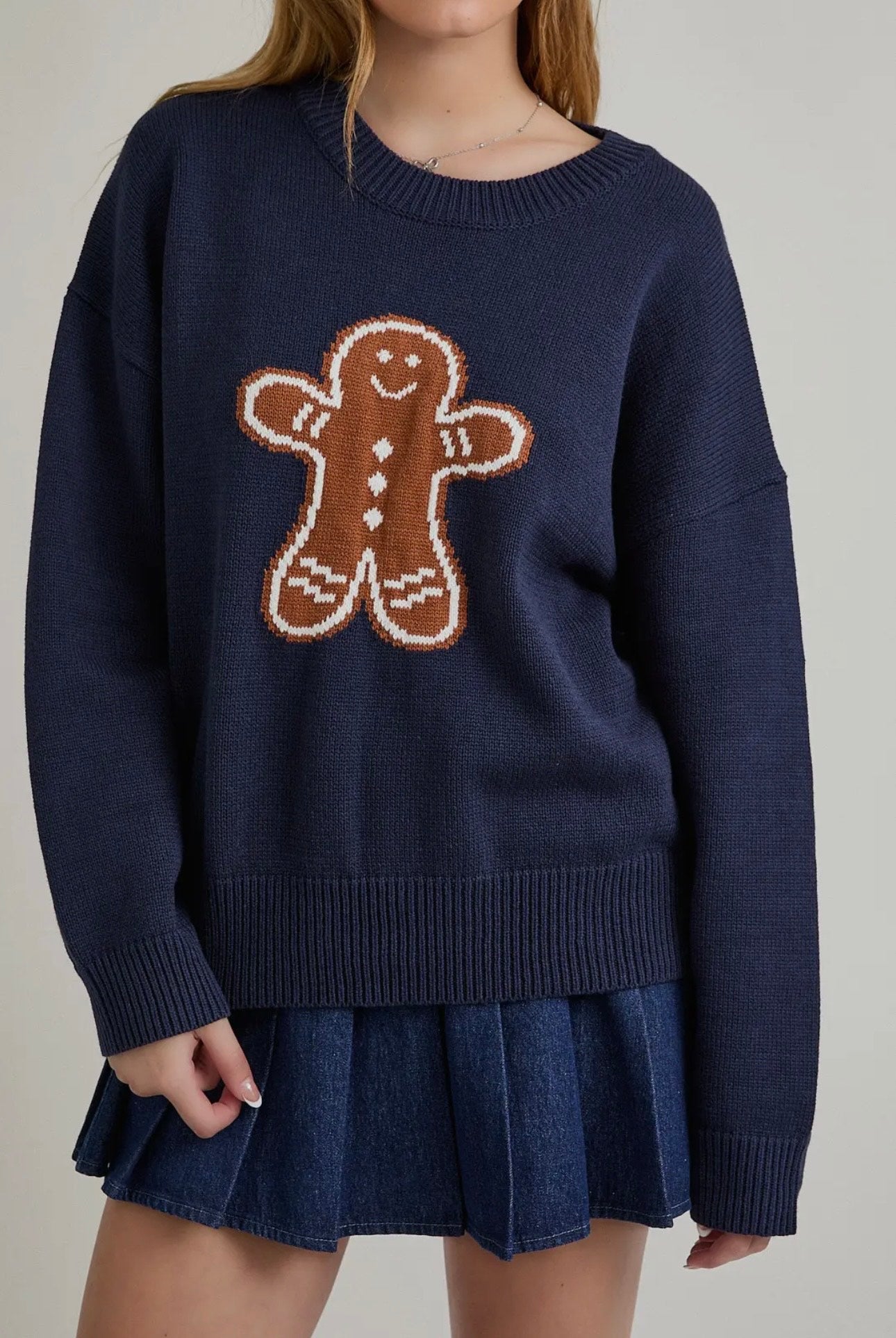 Gingerbread Man Crewneck Sweater