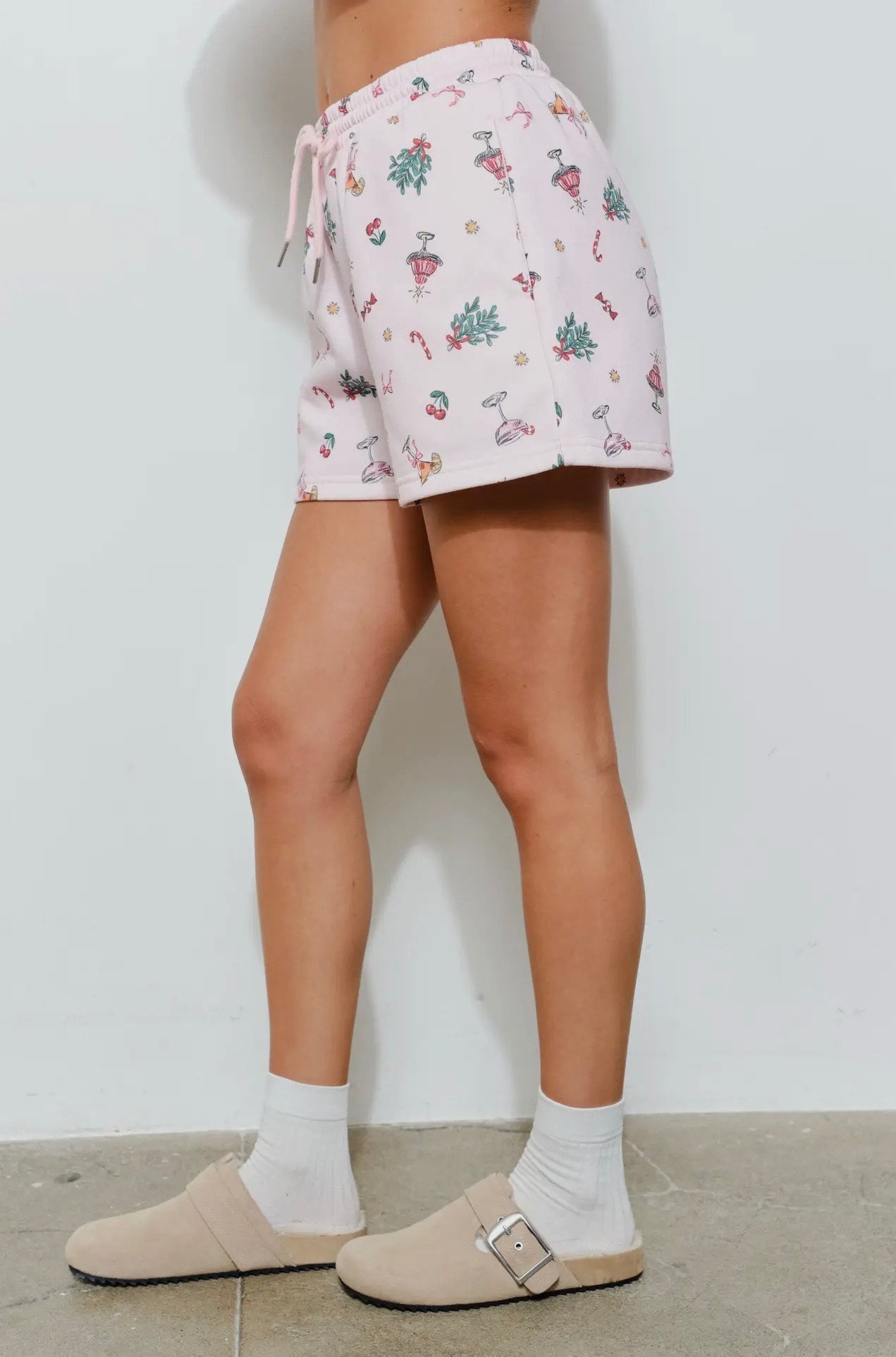 Mistletoe Cheer Sweat Shorts