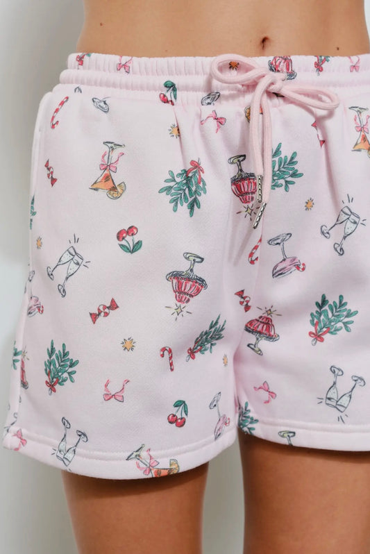 Mistletoe Cheer Sweat Shorts