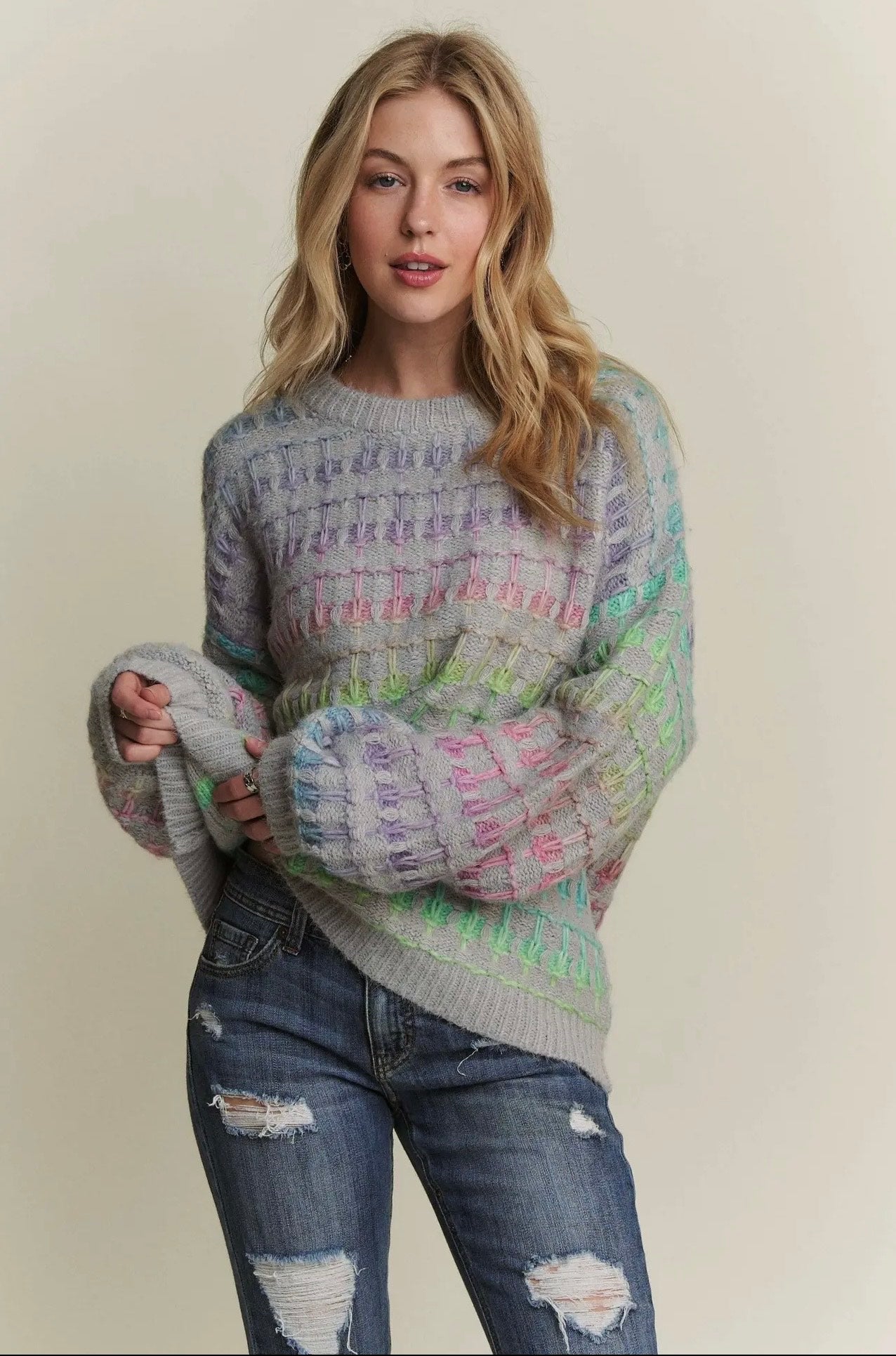 Rainbow Mist Ombre Sweater