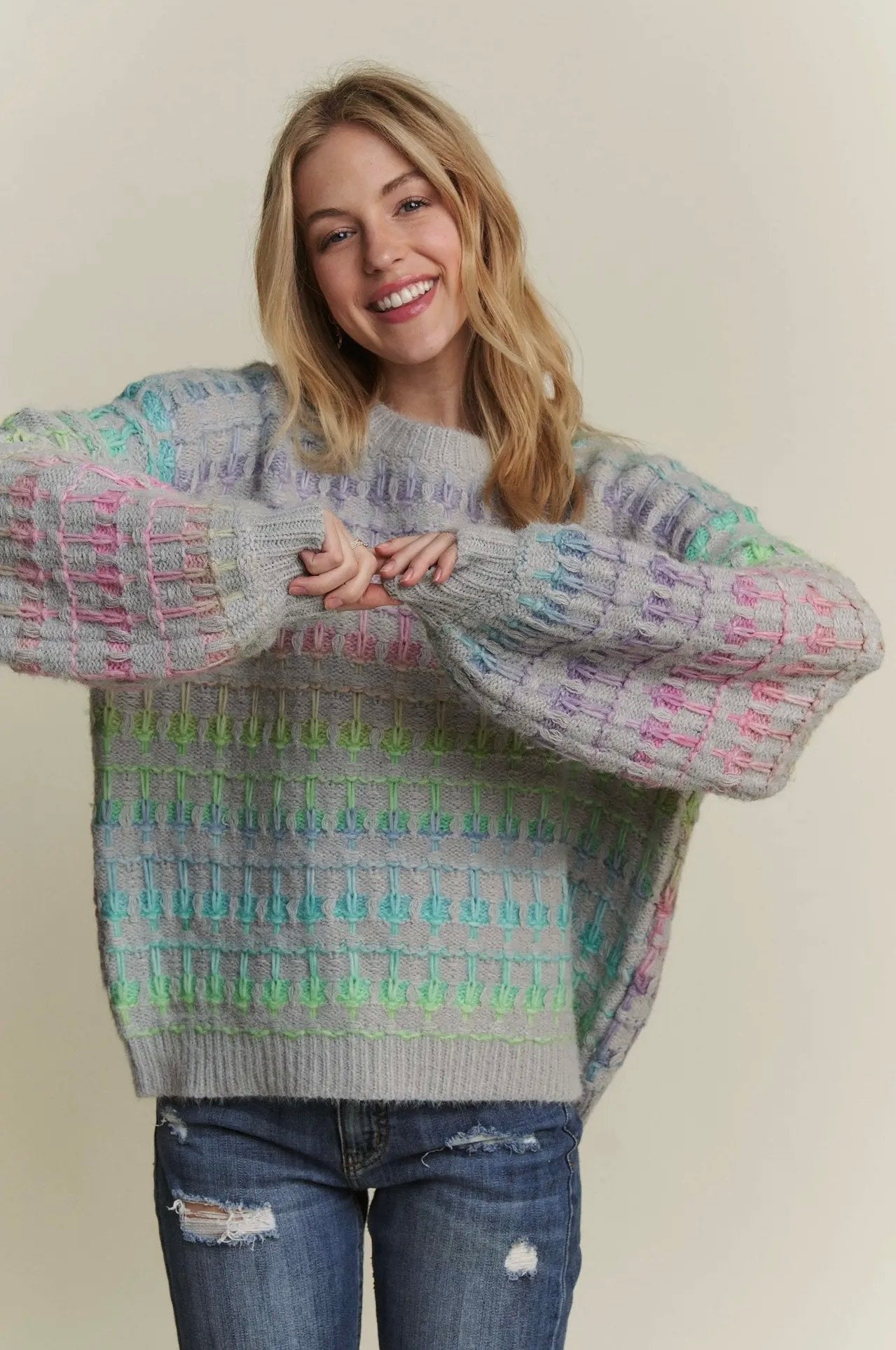 Rainbow Mist Ombre Sweater