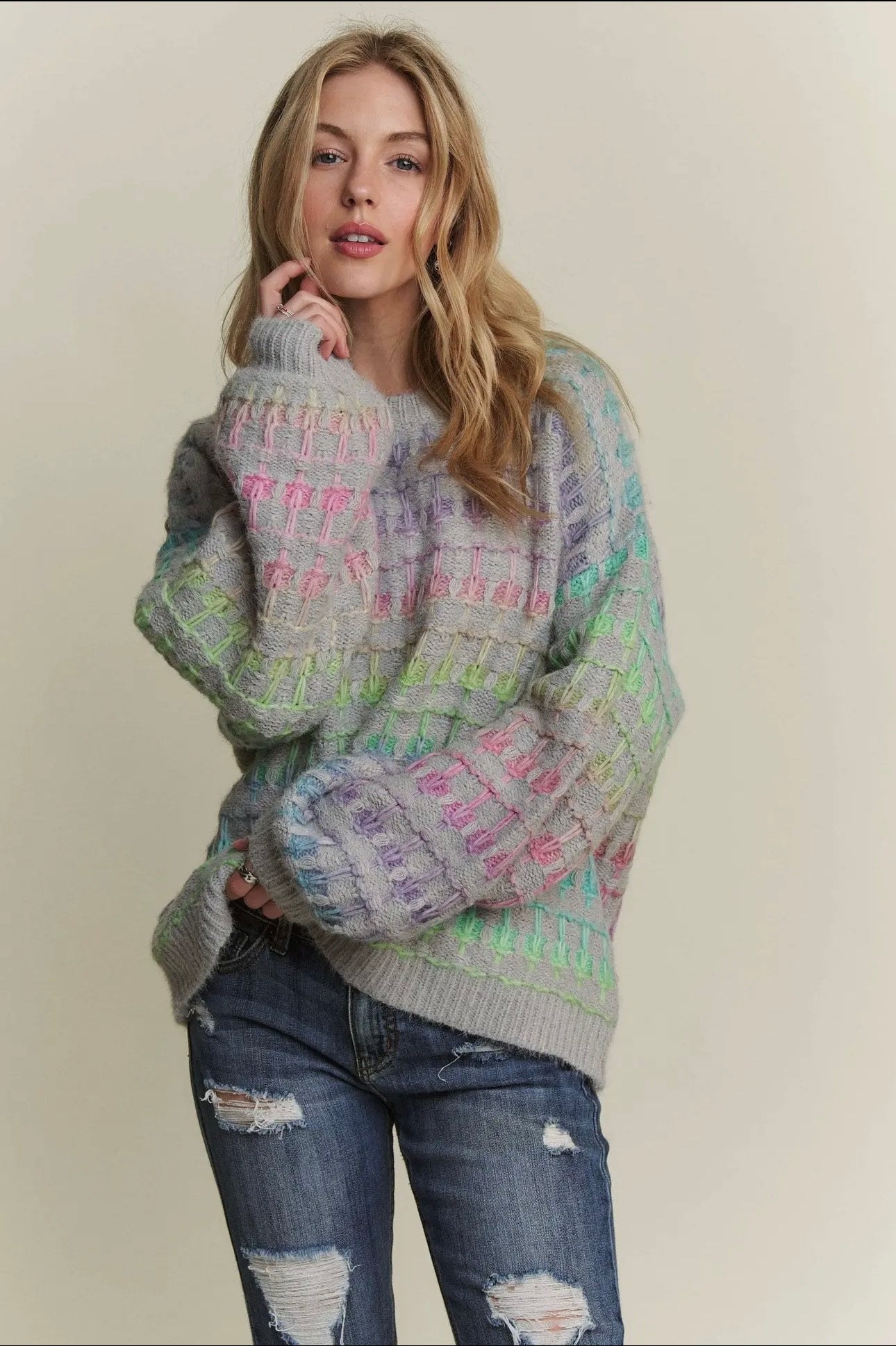 Rainbow Mist Ombre Sweater