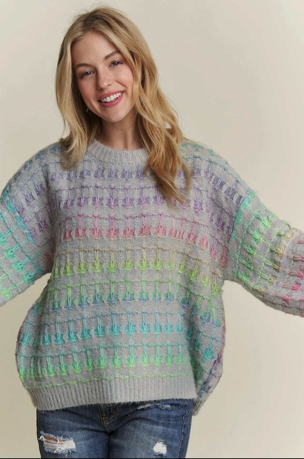 Rainbow Mist Ombre Sweater