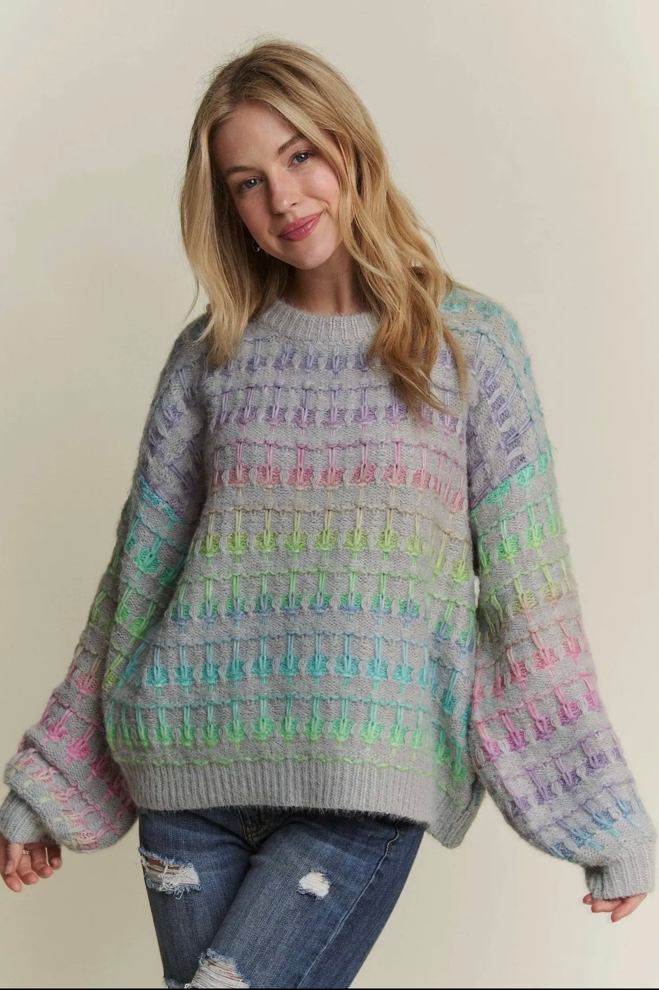 Rainbow Mist Ombre Sweater
