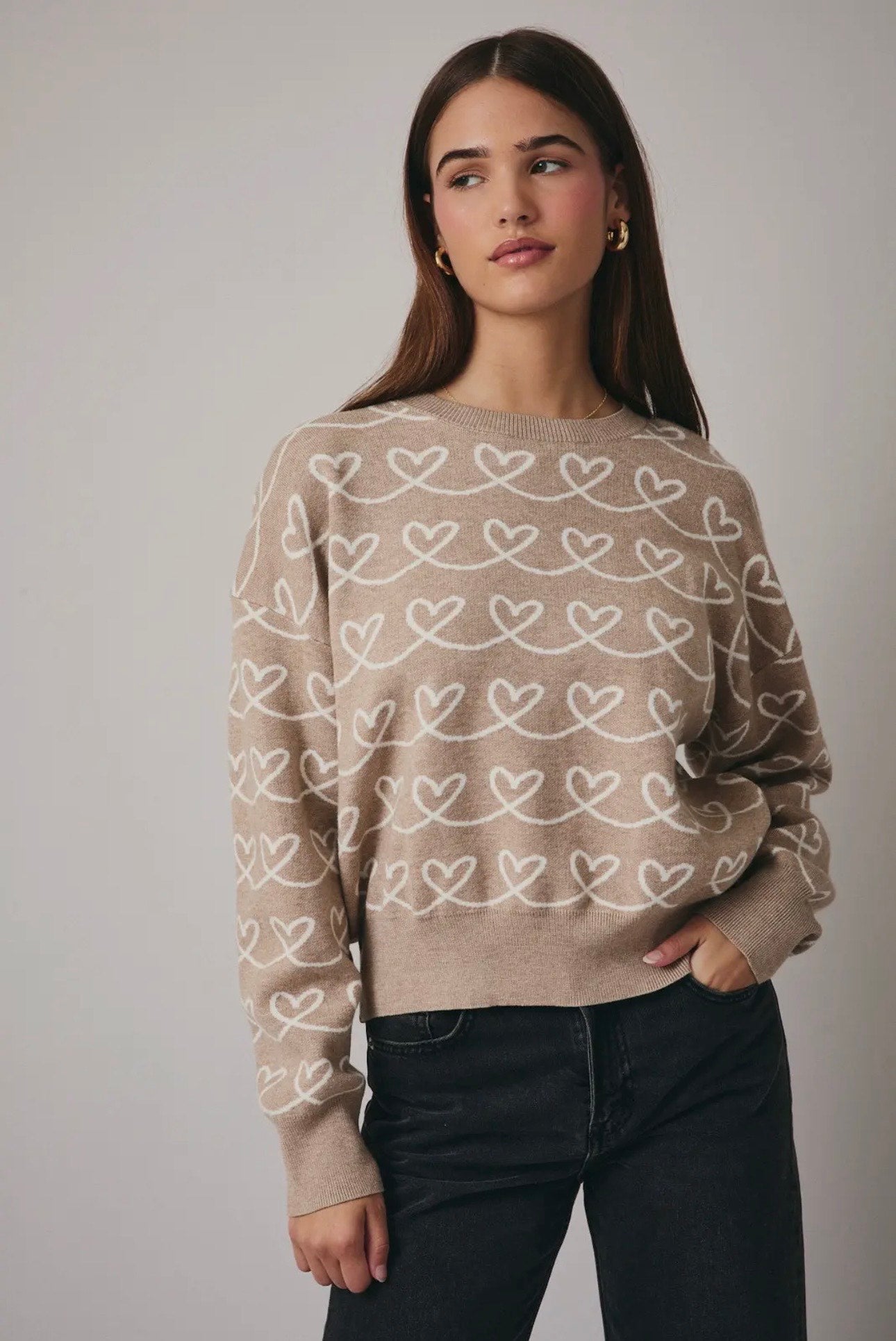 Heartstrings Crew Neck Sweater