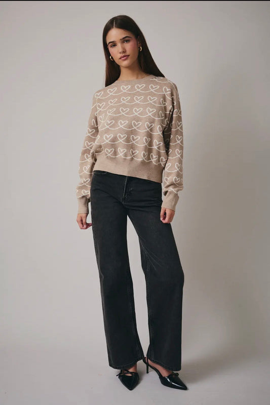 Heartstrings Crew Neck Sweater