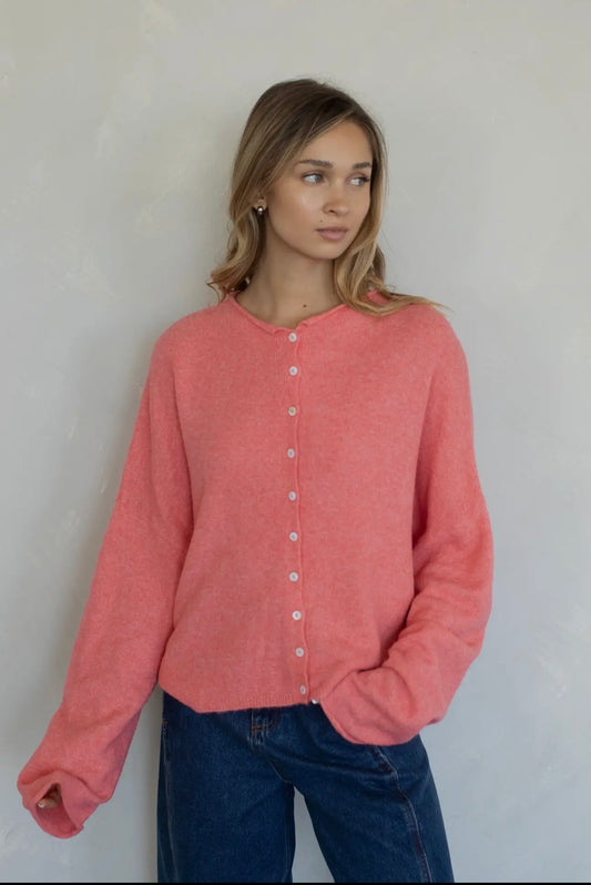 Piper Cardigan - Peach