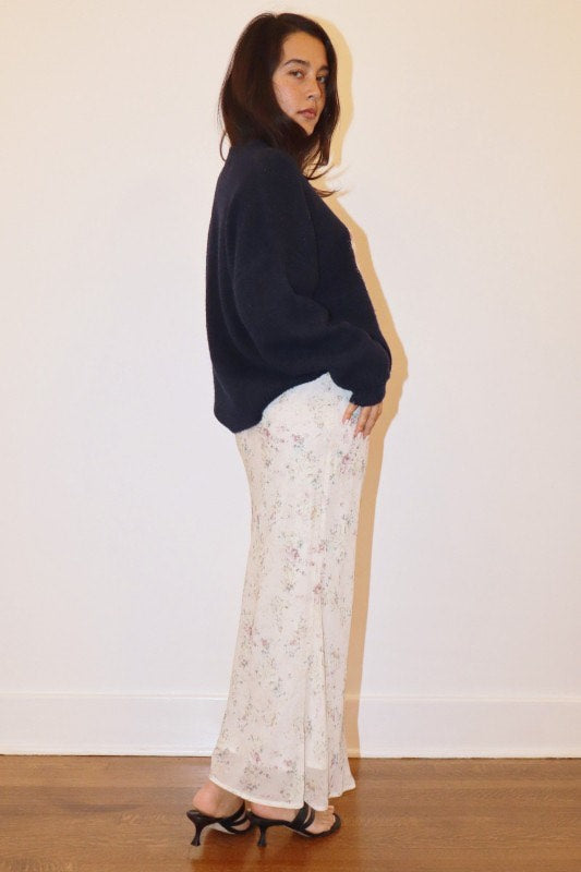 Sail Away Navy Crewneck Sweater