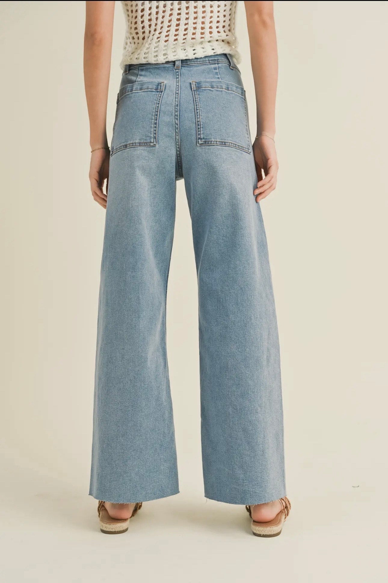 Blake - Straight Wide Leg Jeans