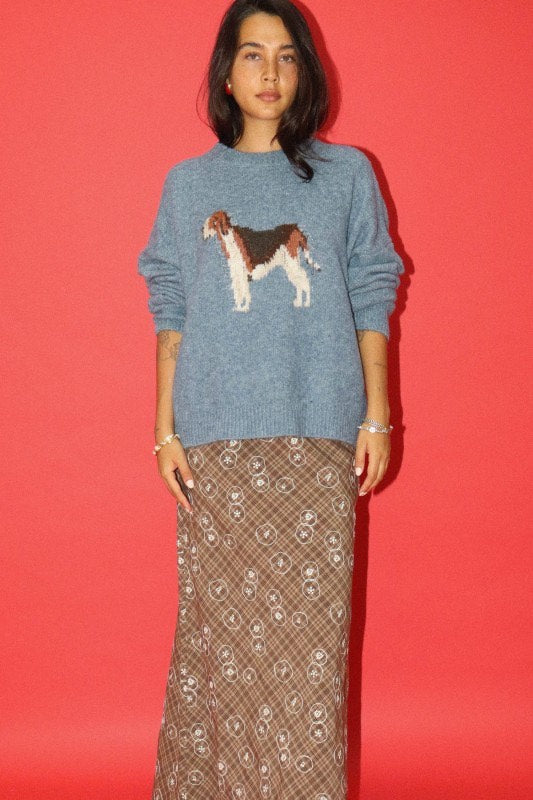 Gus The Hound Dog Crewneck Sweater