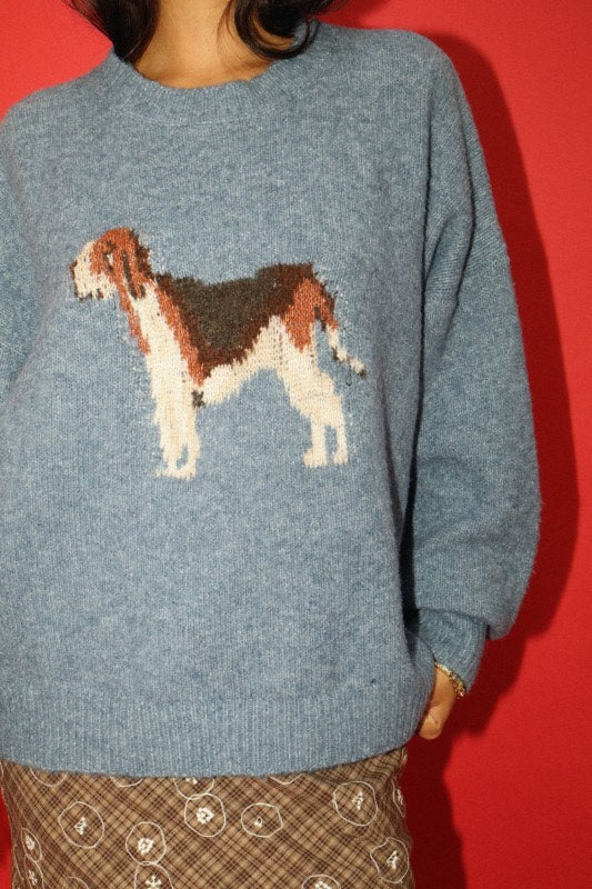 Gus The Hound Dog Crewneck Sweater