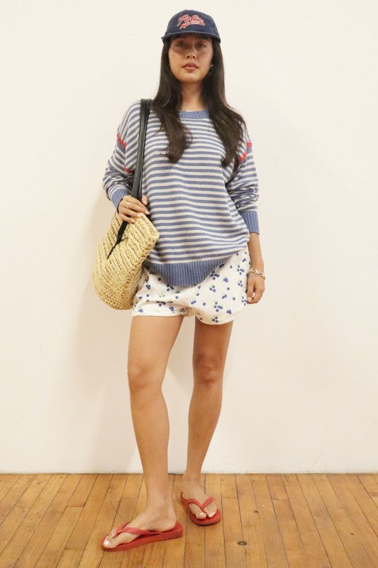Harbor Stripe Cotton Sweater