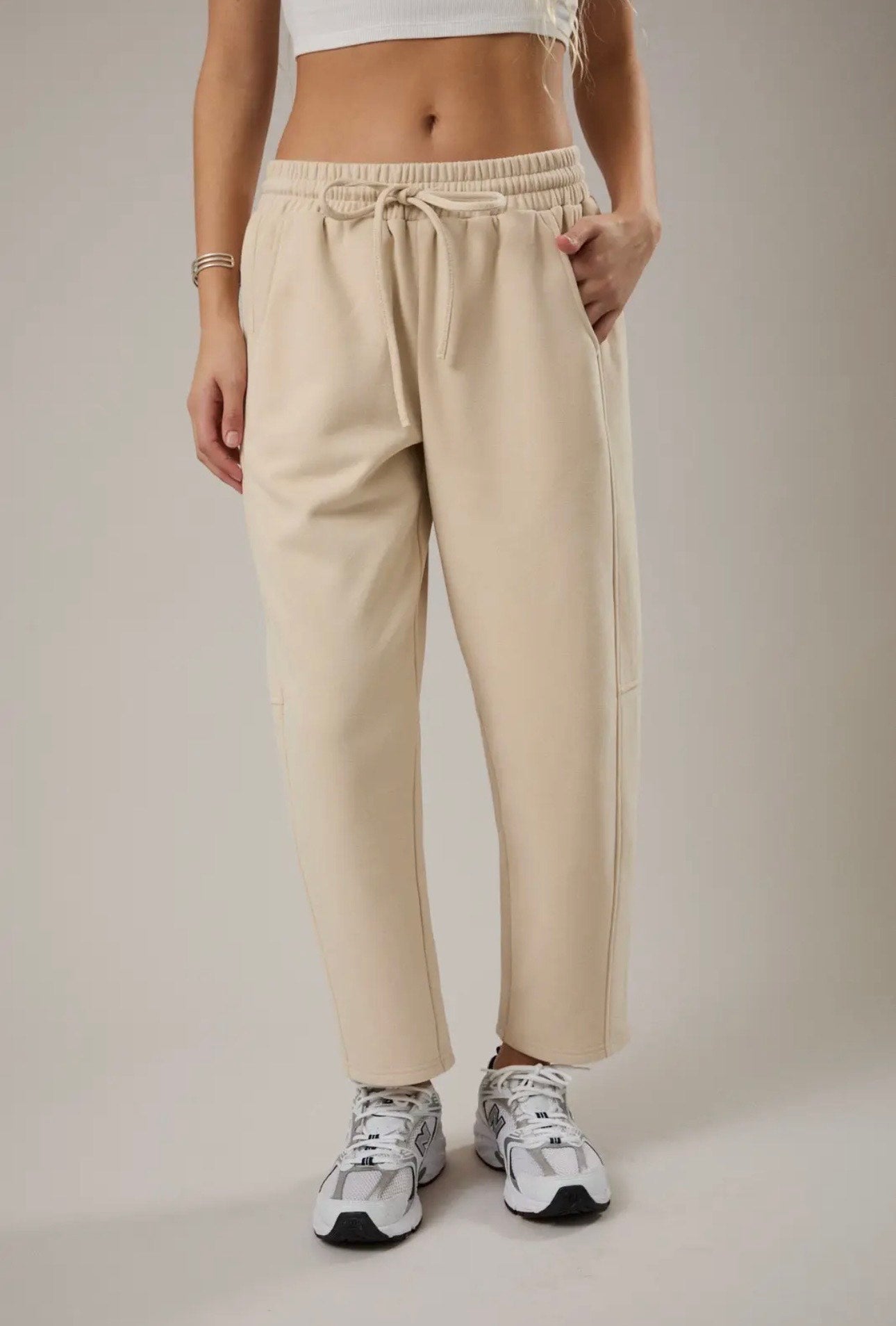 Sandstone Barrel Sweatpant Jogger