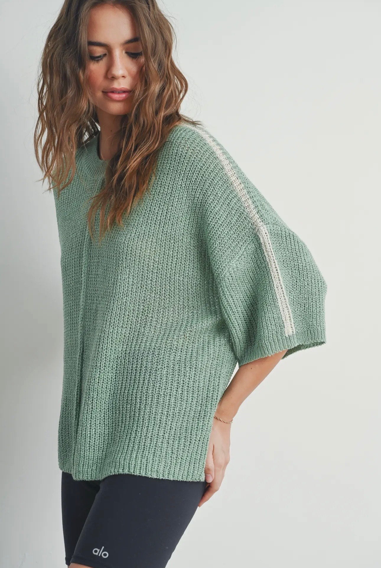 Andi Sage Knit Sweater