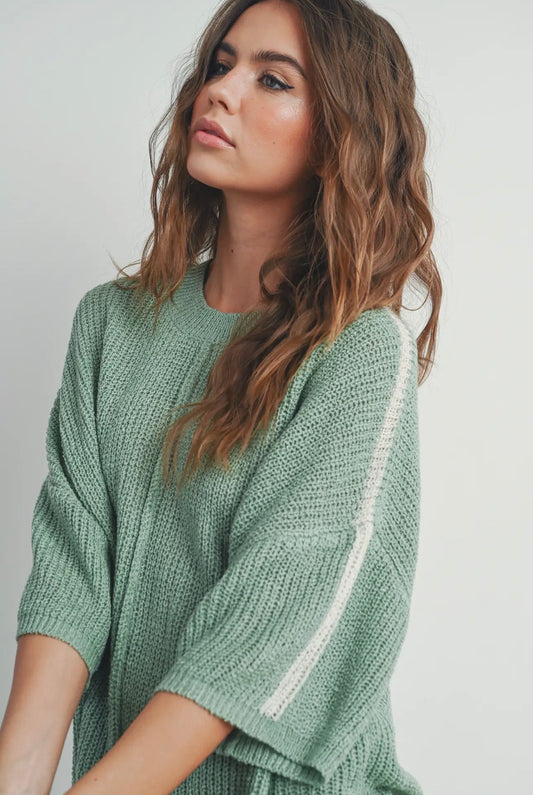 Andi Sage Knit Sweater