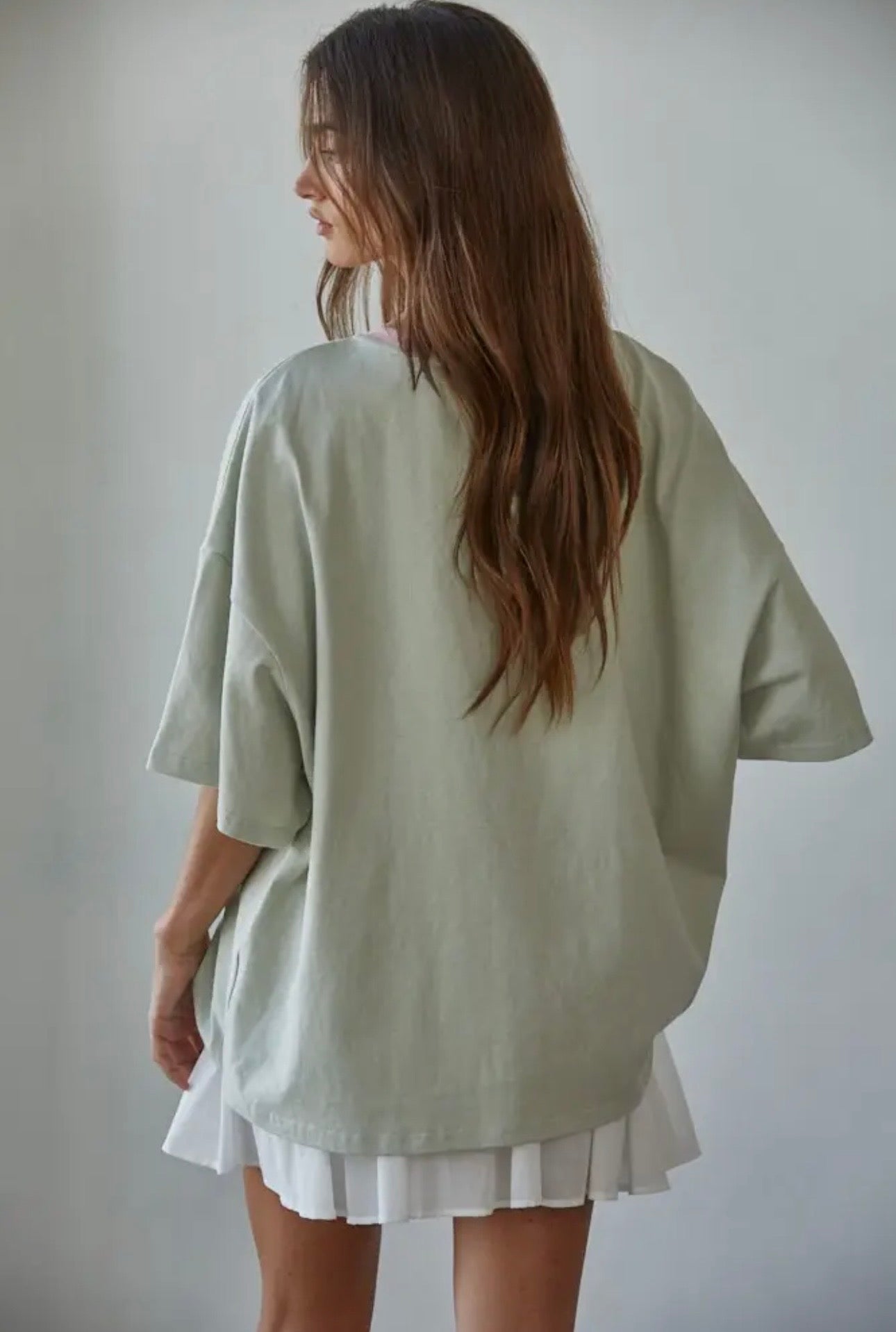 Marlowe - Dusty Sage Cotton Tee