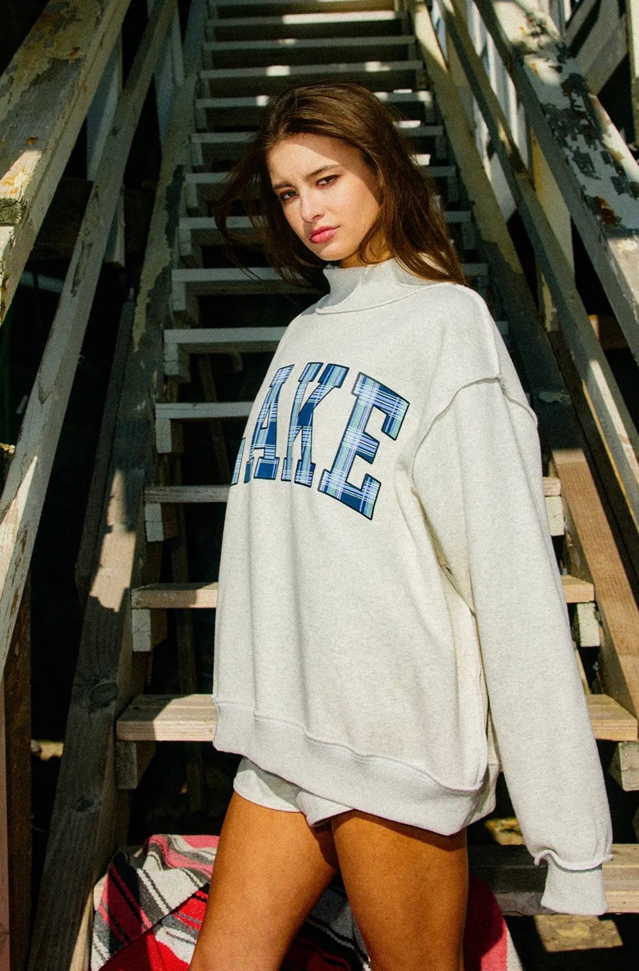 Dual Destination Mockneck Reversible Sweatshirt
