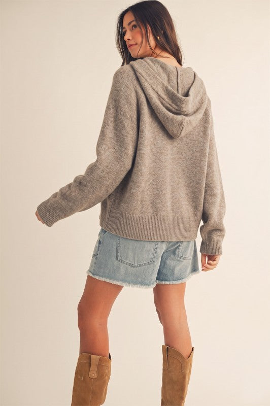 Elodie Bow Accent Hoodie