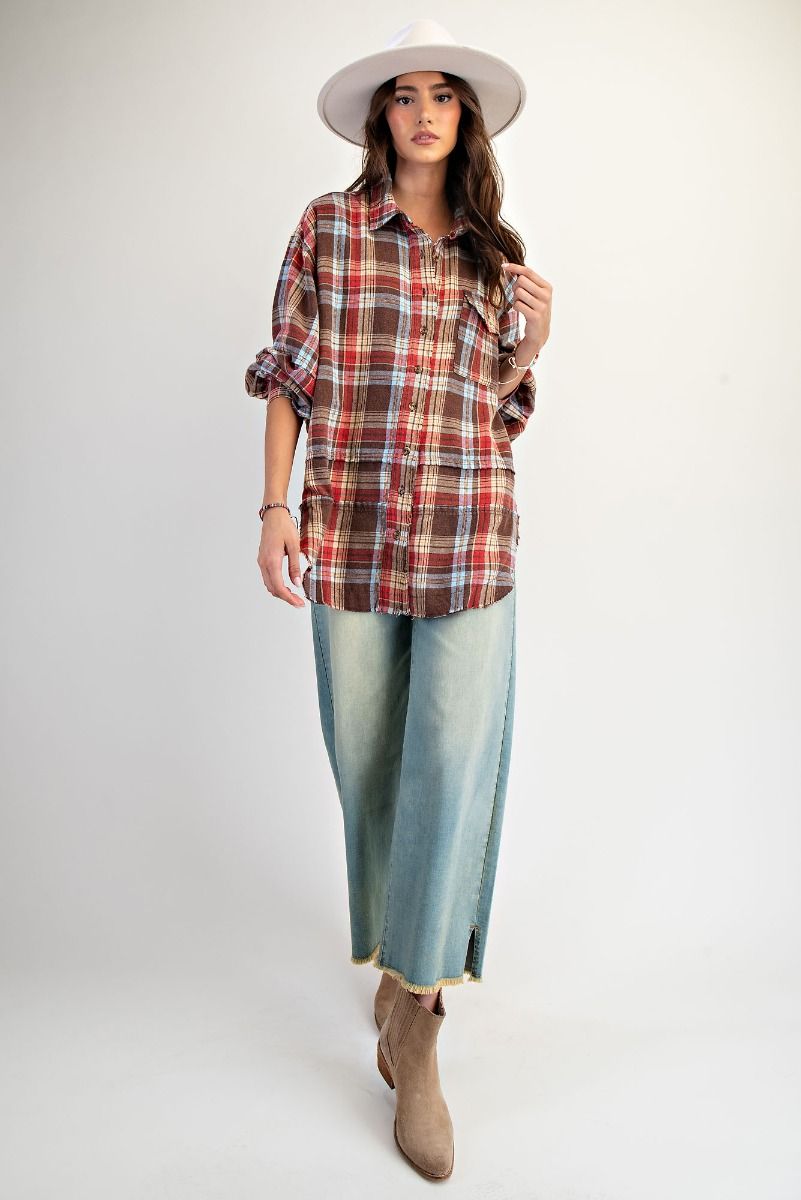 Harvest Trail Oversized Flannel