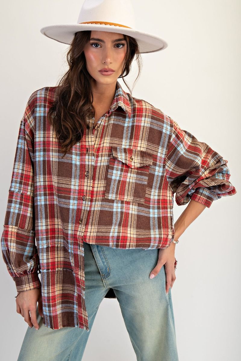 Harvest Trail Oversized Flannel