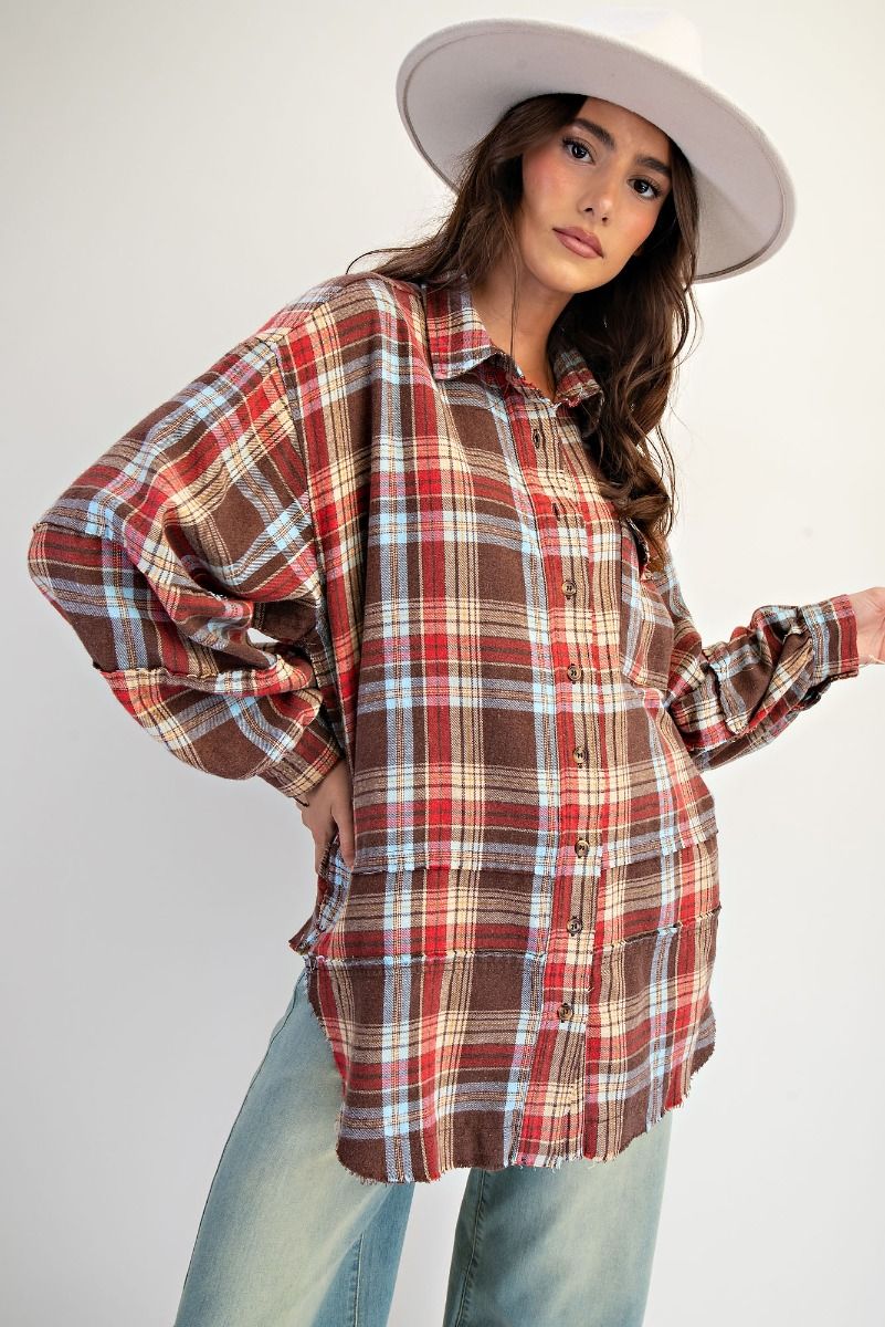 Harvest Trail Oversized Flannel