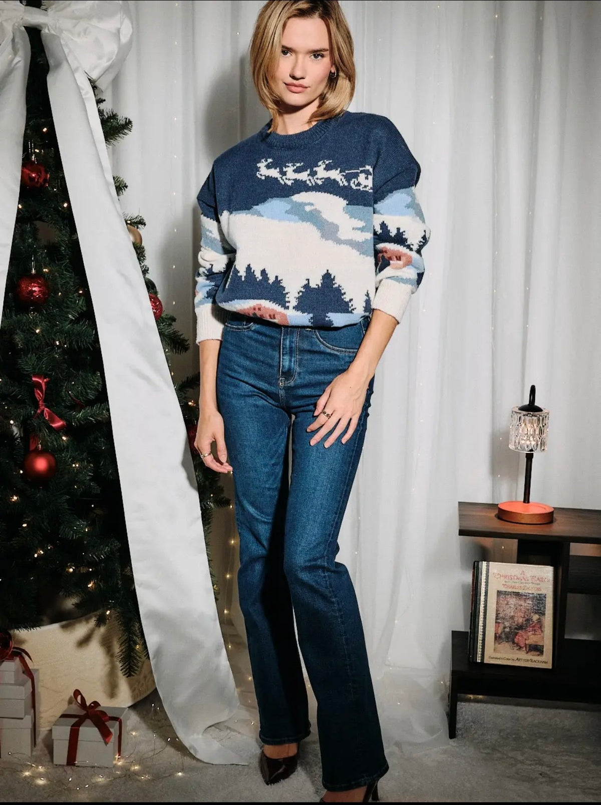 Ski Village Knit Sweater