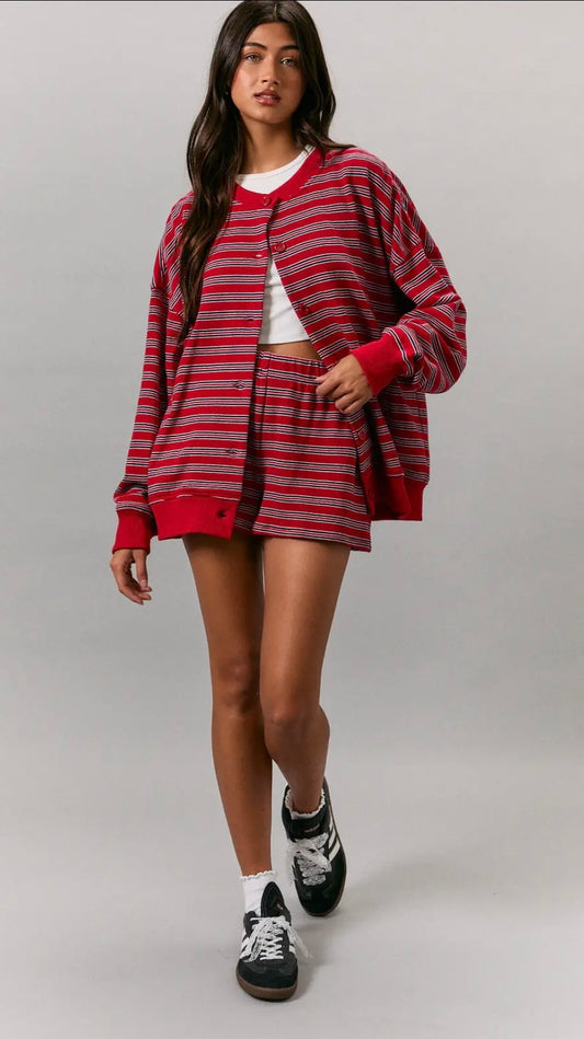 Varsity Stripe Shorts