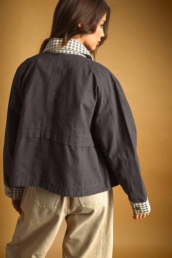 Rowan Gingham Barn Jacket