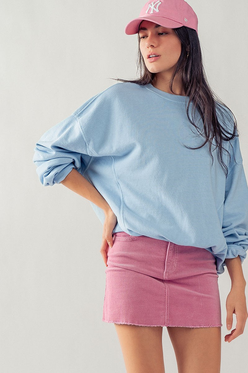 Annie Everyday Sweatshirt - Ocean Blue