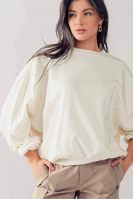 Annie Everyday Sweatshirt - Chalk