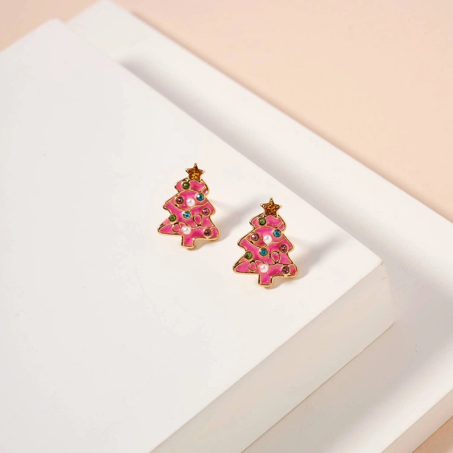 Christmas Tree Stud Earrings